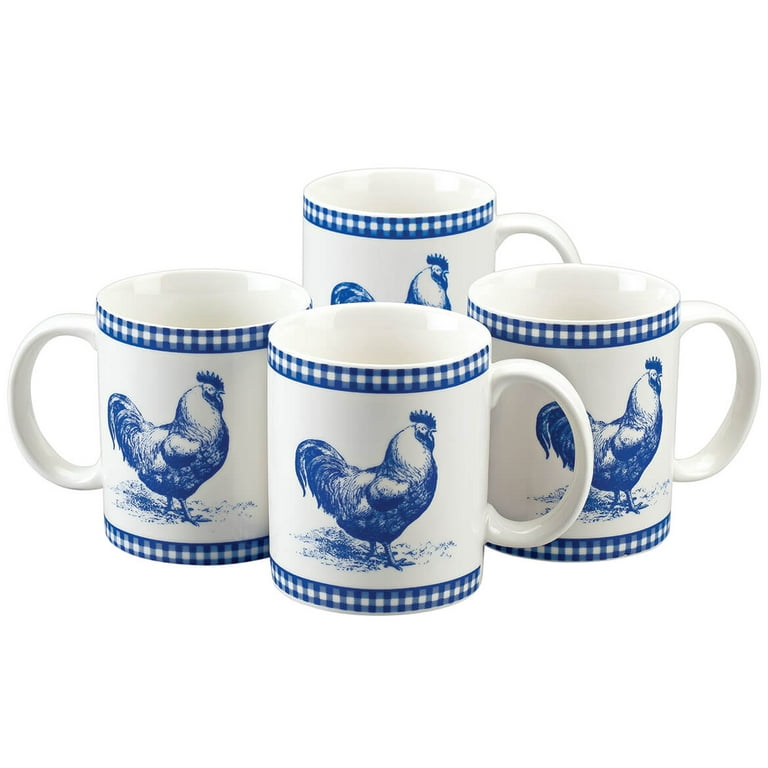 Cosmos Gifts 31983 Blue Rooster Measuring Cups