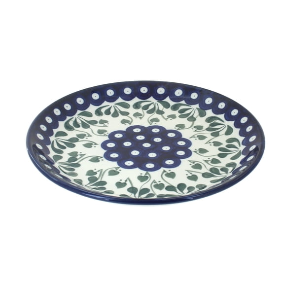 Blue Rose Polish Pottery Alyce Dessert Plate