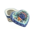 thumbnail image 1 of Blue Rose Polish Pottery Ashley Small Heart Box, 1 of 2