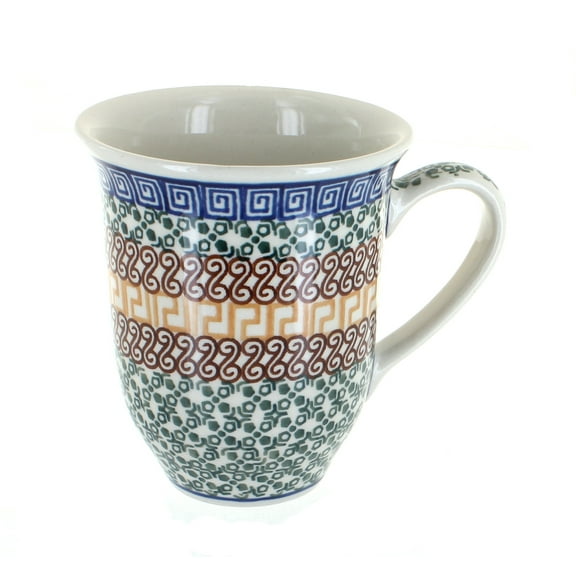 Blue Rose Polish Pottery Athena Large Coffee Mug