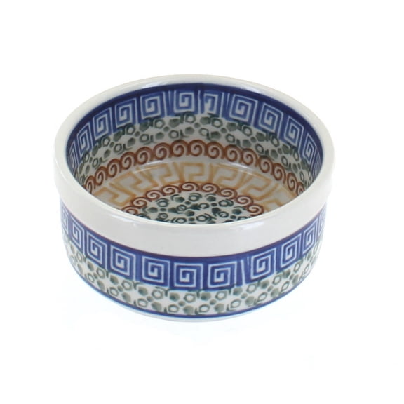 Blue Rose Polish Pottery Athena Small Ramekin