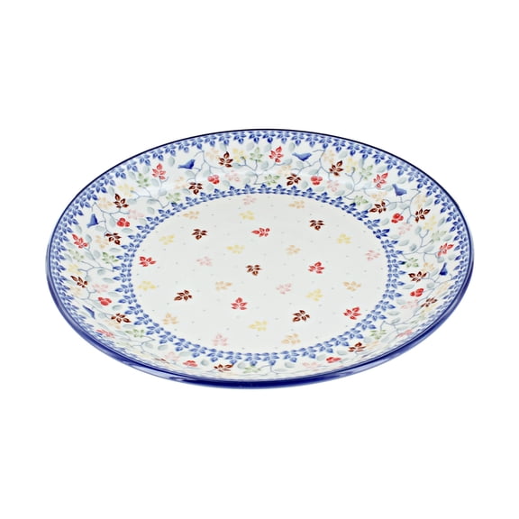 Blue Rose Polish Pottery Autumn Grove Dinner Plate