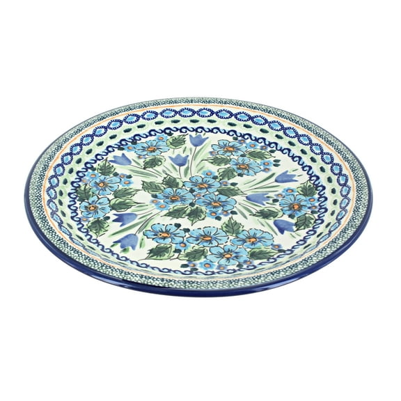 Blue Rose Polish Pottery Ballina Dinner Plate
