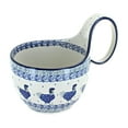 thumbnail image 1 of Blue Rose Polish Pottery Barnyard Rooster Soup Mug, 1 of 2