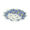 thumbnail image 1 of Blue Rose Polish Pottery Blue Starflower Egg Plate, 1 of 2