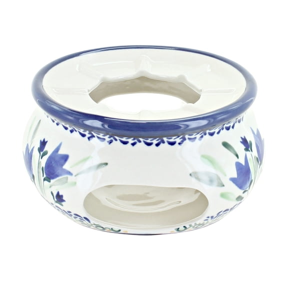 Blue Rose Polish Pottery Blue Tulip Teapot Warmer