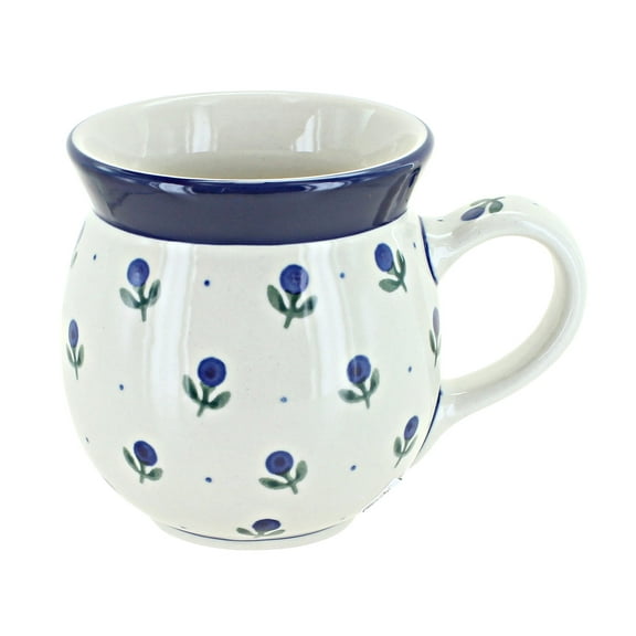 Blue Rose Polish Pottery Blueberry Bubble Mug