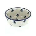 thumbnail image 1 of Blue Rose Polish Pottery Blueberry Small Bowl, 1 of 1