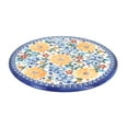 thumbnail image 1 of Blue Rose Polish Pottery Butterfly Trivet, 1 of 2