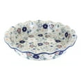 thumbnail image 1 of Blue Rose Polish Pottery Carnival Pie Plate, 1 of 2