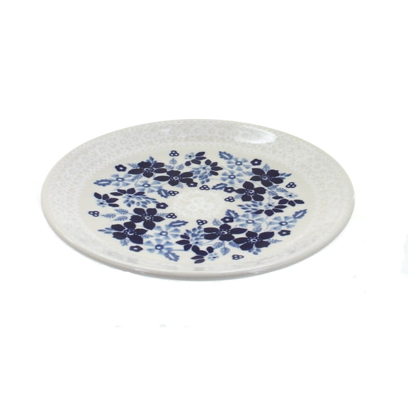 Blue Rose Polish Pottery Christiana Dessert Plate