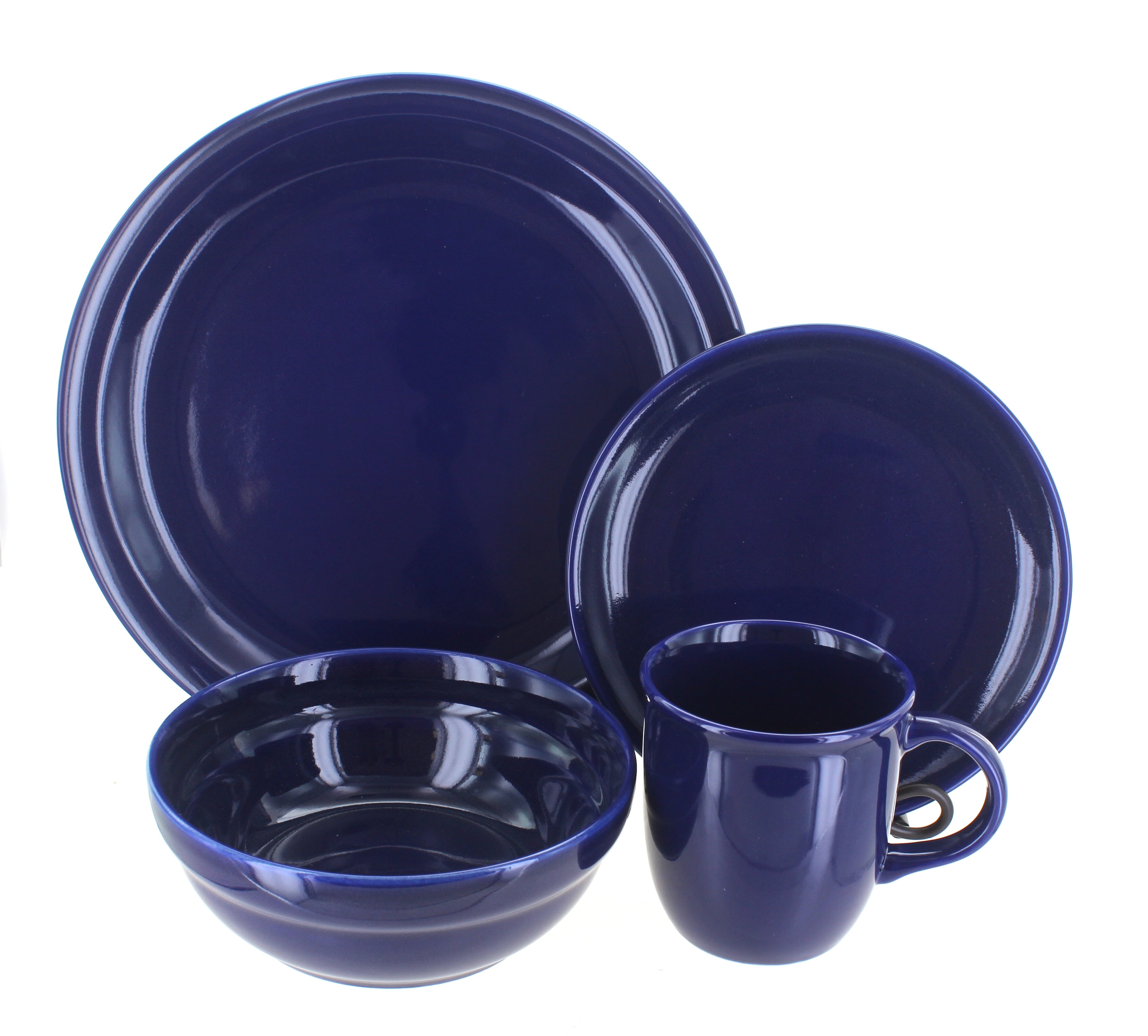Blue Rose Polish Pottery Valentina 4-Piece Place Setting – Handcrafted In Poland, Dishwasher & Microwave Safe - View #8