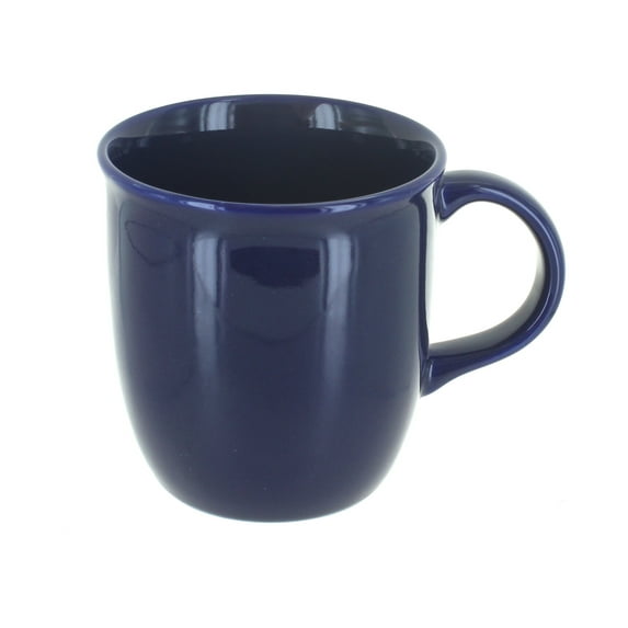 Blue Rose Polish Pottery Cobalt Plain Coffee Mug