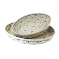 thumbnail image 1 of Blue Rose Polish Pottery Country Meadow Oval Baker Set, 1 of 2