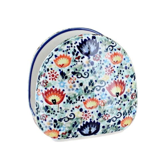 Blue Rose Polish Pottery Sunflower Splendor Bubble Mug