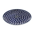thumbnail image 1 of Blue Rose Polish Pottery Dots Dinner Plate, 1 of 2