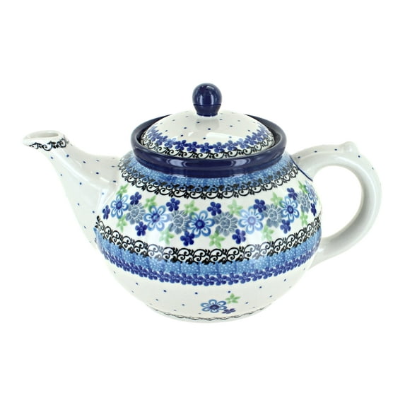 Blue Rose Polish Pottery Eliza Medium Teapot