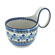 Blue Rose Polish Pottery Eliza Soup Mug