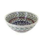 Blue Rose Polish Pottery Evergreen Medium Serving Bowl