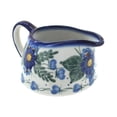 thumbnail image 1 of Blue Rose Polish Pottery Forget Me Not Gravy Boat, 1 of 1