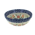 thumbnail image 1 of Blue Rose Polish Pottery Garden Bouquet Dessert Bowl, 1 of 2