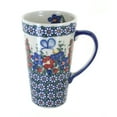 thumbnail image 1 of Blue Rose Polish Pottery Garden Butterfly Large Coffee Mug, 1 of 2