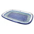 thumbnail image 1 of Blue Rose Polish Pottery Garden Tulip Large Rectangular Serving Platter, 1 of 2