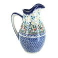 thumbnail image 1 of Blue Rose Polish Pottery Garden of Eden Pitcher, 1 of 2