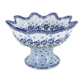 thumbnail image 1 of Blue Rose Polish Pottery Halsey Pedestal Fruit Bowl, 1 of 2