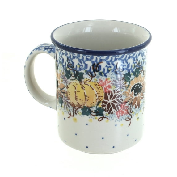 Blue Rose Polish Pottery Harvest Bounty Small Coffee Mug