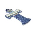 thumbnail image 1 of Blue Rose Polish Pottery Holiday Pine Cross, 1 of 2