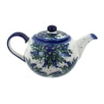 thumbnail image 1 of Blue Rose Polish Pottery Hyacinth Large Teapot, 1 of 1