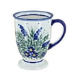 thumbnail image 1 of Blue Rose Polish Pottery Hyacinth Pedestal Mug, 1 of 2