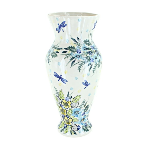 Blue Rose Polish Pottery Indoor Tabletop Alyssa Tall Vase