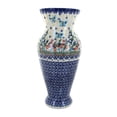thumbnail image 1 of Blue Rose Polish Pottery Indoor Tabletop Garden of Eden Tall Vase, 1 of 2