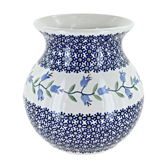 Blue Rose Polish Pottery Indoor Tabletop Tulip Medium Vase