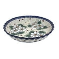 thumbnail image 1 of Blue Rose Polish Pottery Ladybug Pie Plate, 1 of 2
