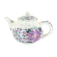 thumbnail image 1 of Blue Rose Polish Pottery Lilac Garden Teapot, 1 of 2