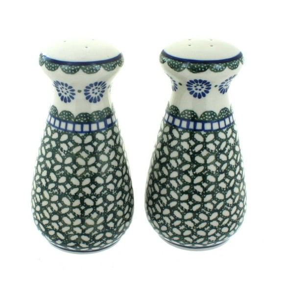 Blue Rose Polish Pottery Maia Large Salt & Pepper Shakers
