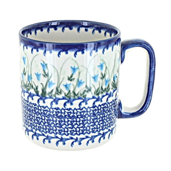 Blue Rose Polish Pottery Misty Coffee Mug