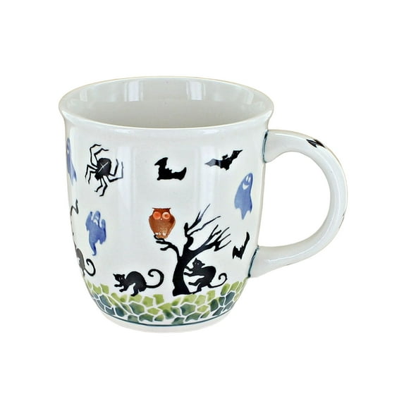 Blue Rose Polish Pottery Monster Mash Plain Coffee Mug