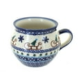 thumbnail image 1 of Blue Rose Polish Pottery Noel Nights Bubble Soup Mug, 1 of 2