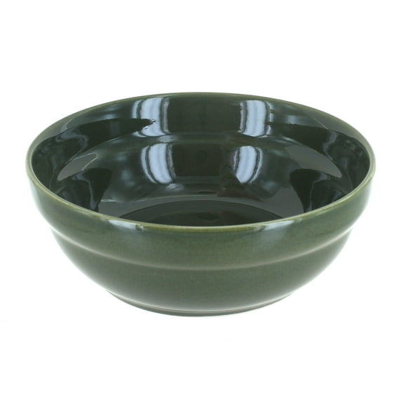 Blue Rose Polish Pottery Olive Cereal/Soup Bowl