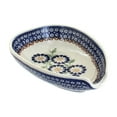 thumbnail image 1 of Blue Rose Polish Pottery Peach Blossom Small Spoon Rest, 1 of 2