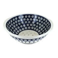 thumbnail image 1 of Blue Rose Polish Pottery Peacock Colander, 1 of 6