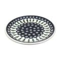 thumbnail image 1 of Blue Rose Polish Pottery Peacock Small Dinner Plate, 1 of 6