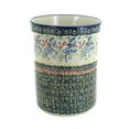 thumbnail image 1 of Blue Rose Polish Pottery Periwinkle Utensil Jar, 1 of 2