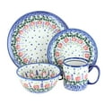 thumbnail image 1 of Blue Rose Polish Pottery Roses Are Red 16 Piece Dinnerware Set, 1 of 2