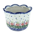 thumbnail image 1 of Blue Rose Polish Pottery Roses Are Red Planter, 1 of 1