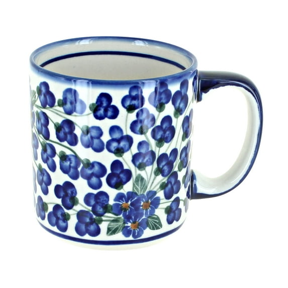 Blue Rose Polish Pottery Royal Vine Coffee Mug
